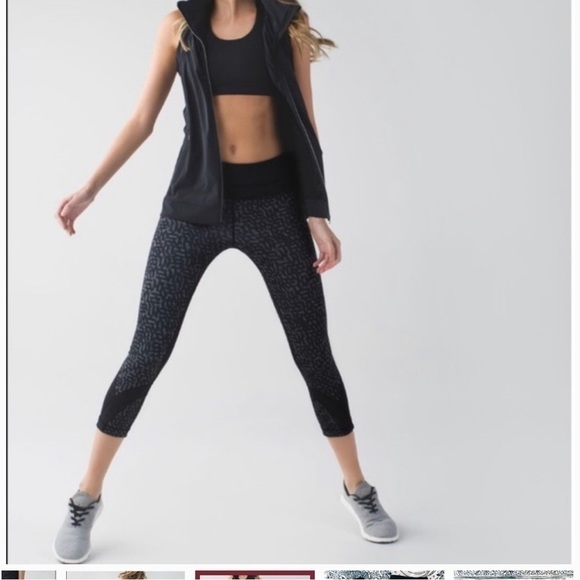 Lululemon Run Inspire II Cropped Leggings SZ 8 - Picture 1 of 9